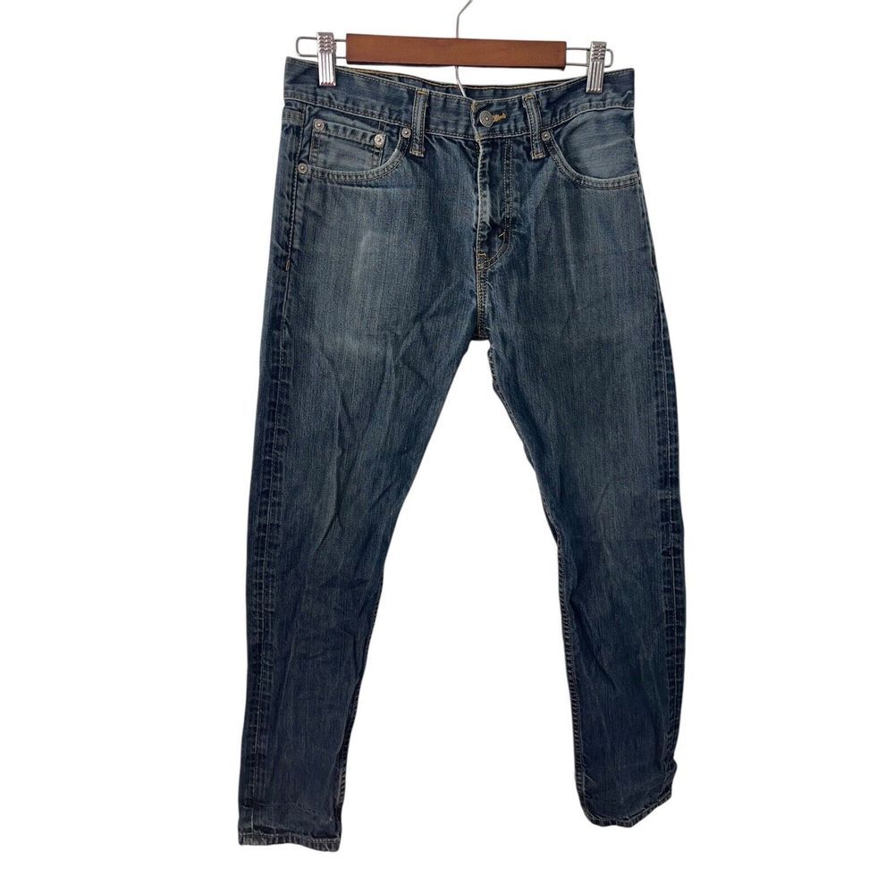 Vintage Levis 508 Regular Taper Straight‎ Medium Wash Jeans 29x29 Grunge Denim
